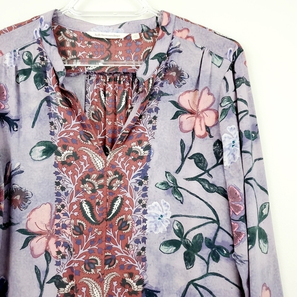 Soft Surroundings | Floral Print Giardino Tunic - Picture 2 of 8